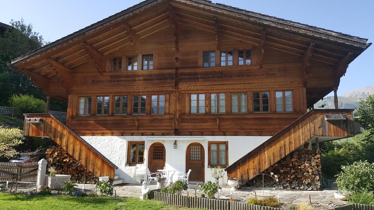 Bergluft Bed & Breakfast Lenk Ngoại thất bức ảnh